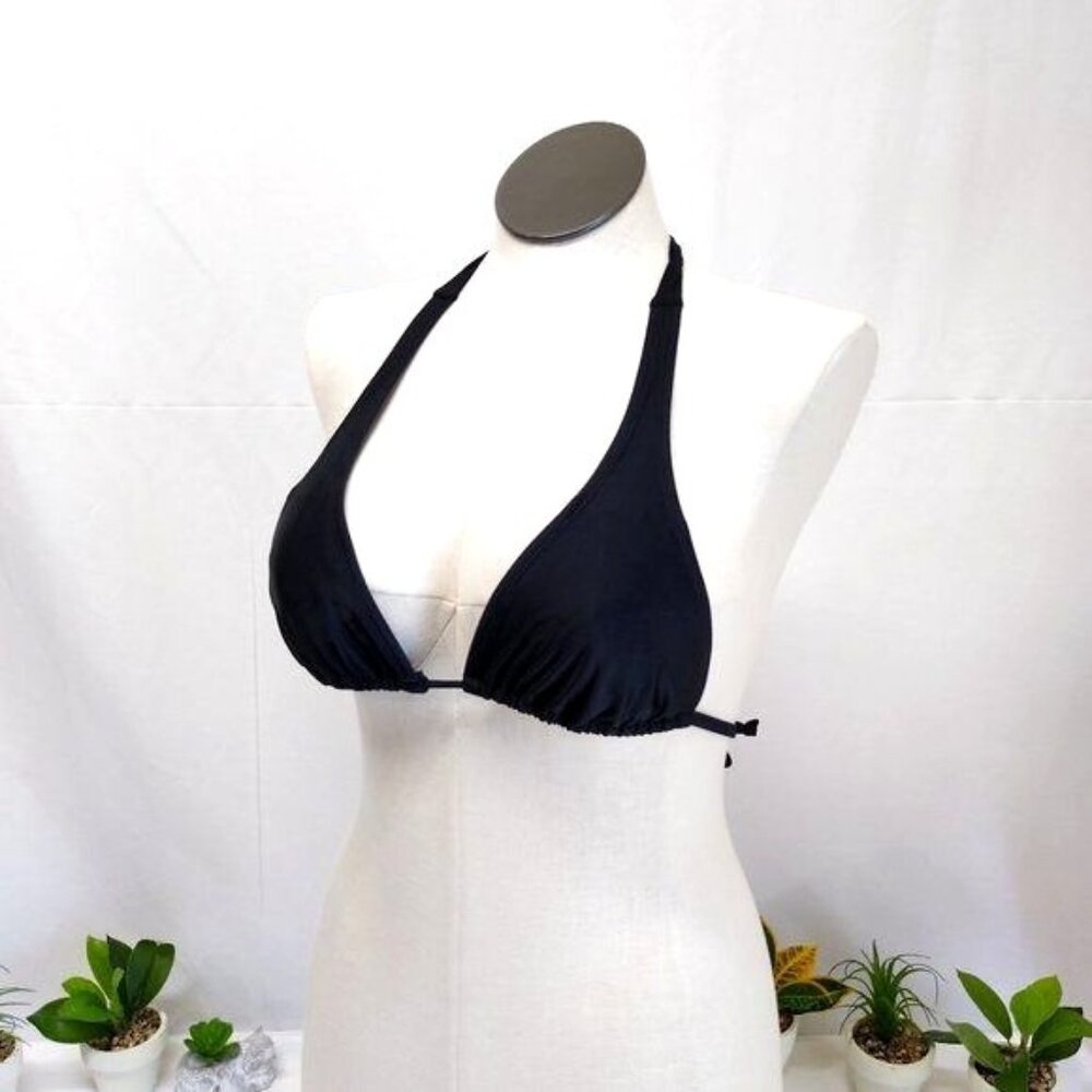 City Streets Bikini Top Small Adjustable Swimwear - Black